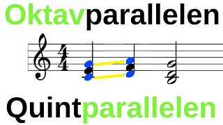 Quint und Oktavparallelen inkl verdeckte Parallelen [upl. by Haseefan]