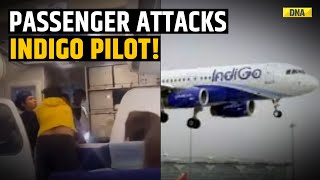 Shocking Passenger Attacks Indigo Pilot Over Flight Delay In Delhi  DNA India News [upl. by Nnairam]