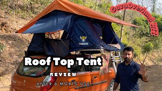 My review of rooftop tent on alto k10  Rooftop Tent [upl. by Rorry]