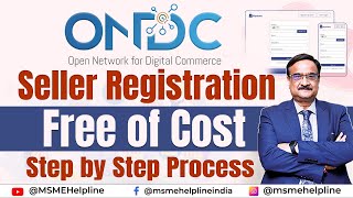 Unlock ONDC Registration Process Step by Step Expert Guide For Success Start Ecommerce Business [upl. by Hoag589]