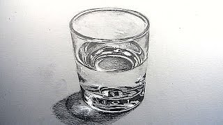 How to Draw a Glass of Water [upl. by Hawk]