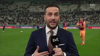 FotbollsVM 2022 Mystisk röst i SVT säger ”Erdoğan” 20221213 [upl. by Rebmat257]