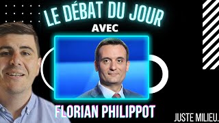 Le débat du jour avec Florian Philippot  pass sanitaire Les Patriotes et présidentielles 2022 [upl. by Akisey]