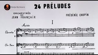 ChopinFrançaix  Preludes Book I arr for Orchestra 1969 [upl. by Guenevere138]