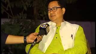 Interview with Kiren Rijiju Hindi [upl. by Adihsaar197]