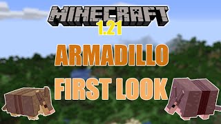 Armadillo First Look Preview Minecraft 121 [upl. by Nosemyaj]