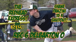 Red Bank Catholic 6 Delbarton 0  Baseball Highlights  Shane Panzini 15 Ks 1H [upl. by Tarrah]