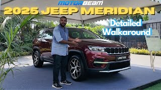 2025 Jeep Meridian  Rs 2499 Lakh Onwards  MotorBeam [upl. by Uile]