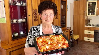 Pasta Grannies share Nonna Igeas timballo from Abruzzo [upl. by Lajet414]