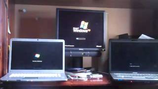 windows 7 vs windows vista vs windows xp restart test [upl. by Fosdick]