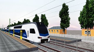 OpenBve MÁV 12es vasútvonal Stadler KISS motorvonattal Budapest Déli PuBiatorbágy BÉTA [upl. by Constanta]