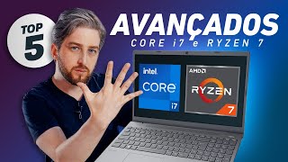 TOP 5 Melhor NOTEBOOK Core i7 e Ryzen 7 para comprar em 2023 Avançados e uso profissional no Brasil [upl. by Bainbrudge]