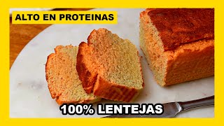 🔶 SOLO con LENTEJAS hace este PAN  FÁCIL Y RÁPIDO Receta sin gluten y vegana [upl. by Bremble]