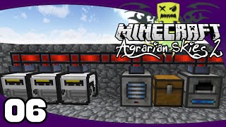 Agrarian Skies 2  Ep 6 Basic Machines  AS2 Minecraft Modpack Lets Play [upl. by Laitselec]