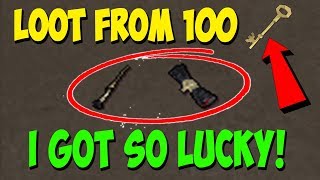 BackToBack RARE Loot  Loot From 100 Gold Tomb Keys  50M OSRS GP GIVEAWAY  RuneX RSPS [upl. by Amadas]