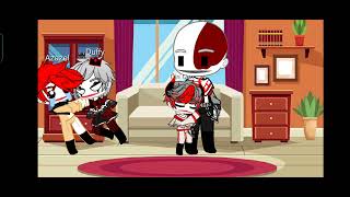 Azazel x Din Don parte2 duffy celoso termine los personajes en gacha club 😃 [upl. by Anitserp]