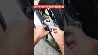 useful trick for bike and scooter footrest [upl. by Frederic985]