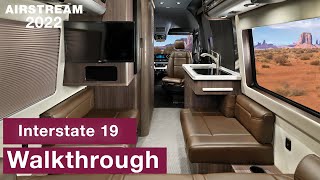 Airstream 2022 Interstate 19 Touring Coach Walkthrough [upl. by Nedyah221]