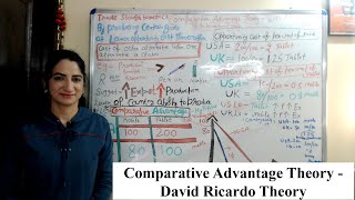 Comparative Advantage Theory  David Ricardo Theory [upl. by Nylatsirhc]