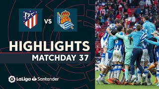 Resumen de Atlético de Madrid vs Real Sociedad 21 [upl. by Noivaz476]