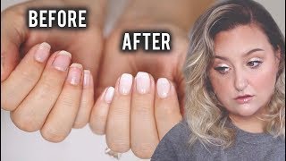 DIY AT HOME OMBRE GEL NAILS [upl. by Medrek]