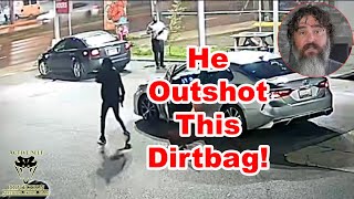 Courageous Customer Takes on Armed Robbers at Gas Station in Washington DC Suburb [upl. by Kitarp]