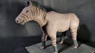 Equus Giganteuscaballode plastilinaHow to make The Equus Giganteus with clay sculpting [upl. by Comras]