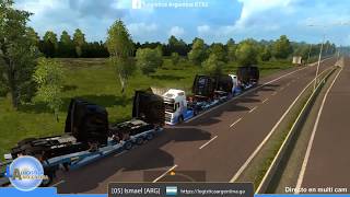 ETS2 Convoy Especial Volvo  De la fabrica al concesionario [upl. by Naiva409]