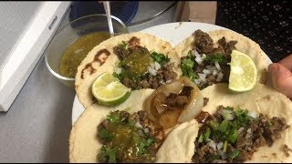 COMO HACER TACOS DE CARNE ASADA RAPIDO Y FACIL RECETA DE TACOS DE ASADA PASO A PASO [upl. by Jablon]