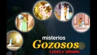 El Rosario Para NiñosMisterios Gozosos [upl. by Aliuqahs]