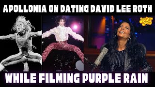 Apollonia Shares Stories Dating David Lee Roth While Filming Purple Rain [upl. by Einnoj]