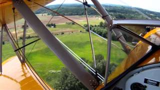 Flying Boeing Stearman Biplane [upl. by Wane]