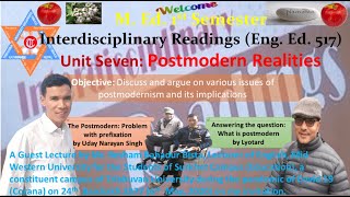 Postmodernism Postmodern Realities [upl. by Canica180]