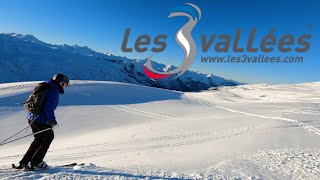 Les menuires  3 vallées  janv 2024 ⛷️🎿 [upl. by Nongim]