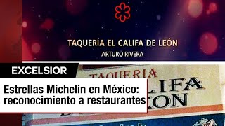 ¿Qué son las estrellas Michelin otorgadas a restaurantes y taquerías [upl. by Malvie113]