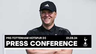 PRESS CONFERENCE  Eddie Howe preTottenham Hotspur H [upl. by Felic]