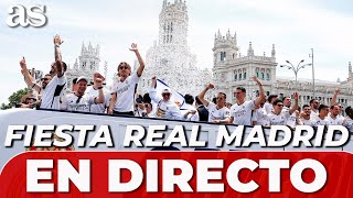 REVIVE la CELEBRACIÓN del REAL MADRID EN VIVO I La FIESTA de CIBELES desde dentro [upl. by Tdnaltroc]