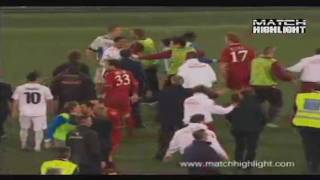 Lazio  AS Roma 12 Fight Attack After the match [upl. by Eenot]