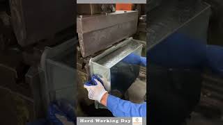 Hard Working Day 187 Steel Box Making Process [upl. by Haikan]