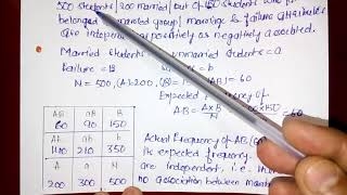 Probability Method In Association Of Statistics Attributes [upl. by Elleirbag]