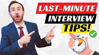 RESIDENCY INTERVIEW PREPARATION How To Prepare For An Interview In Under 15 Minutes [upl. by Glarum903]