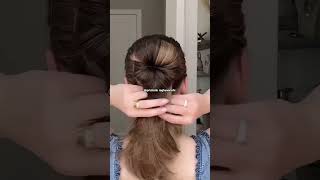 hairstyle shortsfeed hack makeuptutorial mackuphack hairtutorial haircare [upl. by Sukul]