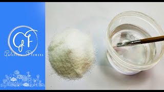 How to make PVA solution for millinery stiffener or slime from PVA powder millineryclass diy [upl. by Namra]