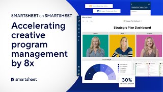 Smartsheet on Smartsheet Accelerating creative program management by 8x [upl. by Aihsoek939]