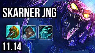 SKARNER vs FIDDLESTICKS JUNGLE  Rank 4 Skarner 2115 800K mastery  BR Challenger  v1114 [upl. by Guy]