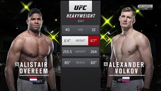 ALISTAIR OVEREEM VS ALEXANDER VOLKOV FULL FIGHT UFC FIGHT NIGHT 184 [upl. by Allimrac886]