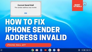 How to fix iPhone Sender Address Invalid [upl. by Jemimah]