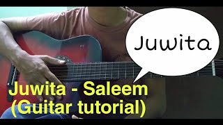 Juwita  Saleem Guitar tutorial [upl. by Nawiat]