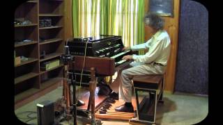 Allan Brewster Hammond X77 Organ  Lewitt LCT 640 Mics [upl. by Yelkao]