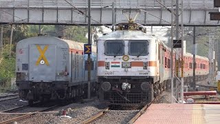 Frequently ASKED Train VIDEO FATV 12558 Sapt Kranti SF Janshatabdi ASR Garib RathDBG Rajdhani [upl. by Anilat]